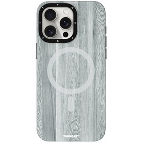 تصویر قاب یانگکیت YOUNGKIT مدل Wooden Texture مگ سیف دار - Apple iphone Youngkit Original Wooden Texture case with Magsafe 