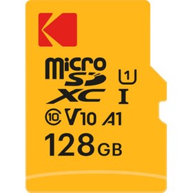 تصویر کارت حافظه microSDXC کداک مدل Premium Performance کلاس 10 استاندارد UHS-I U1 سرعت 90MBps ظرفیت 128 گیگابایت 