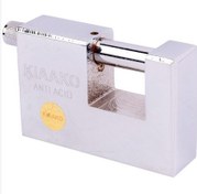 تصویر قفل کتابی کیاآکو بدنه تمام فولادی ضدبرش ضداسید کد100 قفل کتابی کاآکو بدنه فولادی کلید سولکسی ضد برش ضد اسید کد100