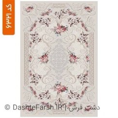 تصویر فرشینه طرح روزا کد 6321 