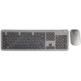 تصویر ماوس و کیبورد جی پلاس KEYBOARD & MOUSE GPLUS GKM-J70WT استوک 