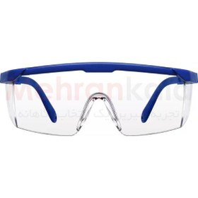 تصویر عینک محافظ چشم آزمایشگاهی پروتکت مدل Blue Frame Blue Frame Safety Glasses Adult Transparent Protective