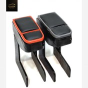 تصویر کنسول وسط پراید برند مارکو – باکیفیت و کاربردی برای فضای داخلی خودرو - مشکی قرمز Marco Center Console for Pride – High-Quality, Durable Car Interior Organizer