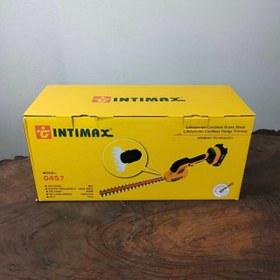 تصویر قیچی شمشاد زن و چمن زن شارژی دو کاره اینتیمکس مدل 0457 