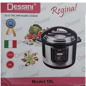 تصویر زودپز دیجیتالی 10 لیتر 1350 وات دسینی مدل 10-L Dessini 10-L Electric Pressure Cooker 10L 1350W