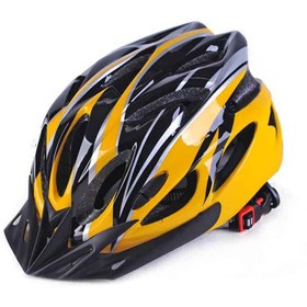 تصویر کلاه دوچرخه سواری راکی - فسفری زرد / از سایز ۵۸ تا ۶۱ سانتی متر Rocky cycling helmet