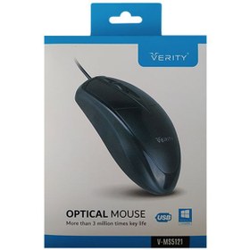 تصویر ماوس با سیم وریتی مدل V-MS5121 ا Verity V-MS5121 Wired Mouse Verity V-MS5121 Wired Mouse
