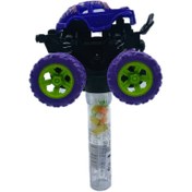 تصویر اسباب بازی ماشین کوکی فنر دار / وارداتی - جایزه دار ( رنگ بنفش ) 