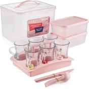 تصویر سرویس چای خوری ۶ نفره الگانس 