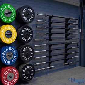 تصویر رک هالتر دیواری 5 عدد wall barbell racks NS6017 