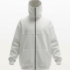 تصویر سویشرت ورزشی نینجا یونیسکس با کلاه و ماسک 