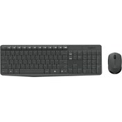 تصویر کیبورد و ماوس بی سیم لاجیتک Logitech MK235 Wireless Combo 