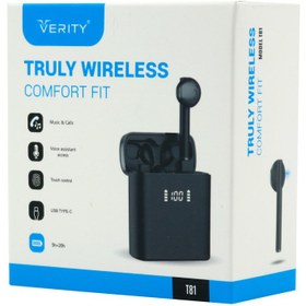 تصویر هندزفری بلوتوث دو تایی Verity T81 Verity T81 Wireless Headphone