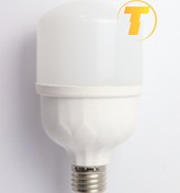 تصویر لامپ فوق کم مصرف ال ای دی 20 وات پارس سام مدل استوانه ای پایه E27 