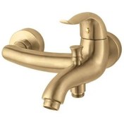 تصویر شیر حمام اکتاو راسان - طلایی مات RASSAN OKTAV BATH MIXER