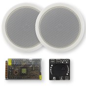 تصویر پکیج سیستم صوتی اقتصادی سقفی 2 کاناله 