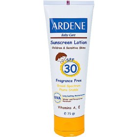 تصویر لوسیون ضد آفتاب کودکان آردن spf50 