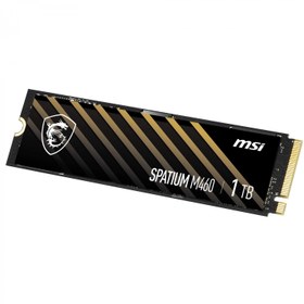 تصویر حافظه اس اس دی ام اس آی مدل اسپاتیوم M460 با ظرفیت 1 ترابایت MSI Spatium M460 1TB M.2 2280 NVME SSD