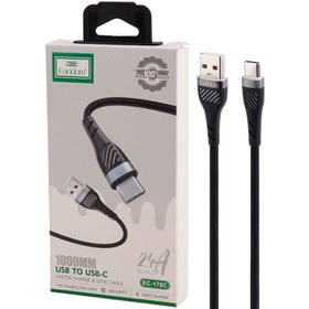 تصویر کابل تایپ سی فست شارژ Earldom EC-178C 2.4A 1m Earldom EC-178C 2.4A 1m Type-C Cable