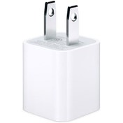 تصویر شارژر اصلی اپل آیفون 5 وات Apple iPhone 5W USB Power Adapter 