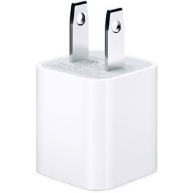 تصویر شارژر اصلی اپل آیفون 5 وات Apple iPhone 5W USB Power Adapter 