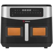 تصویر سرخ کن بدون روغن مباشی مدل ME-AF958 ظرفیت ۱۱ لیتری Mebashi ME-AF958 Air Fryer 11L
