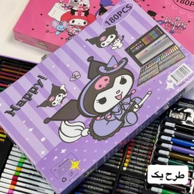 تصویر چمدون رنگ امیزی 