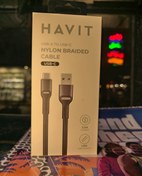 تصویر کابل تبدیل USB به Type-C هویت مدل CB-6217 طول 1 متر Havit CB-6217 3A 1m Type-C Cable