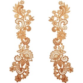 تصویر اپلیکه لباس مدل جفتی کد Y7028 