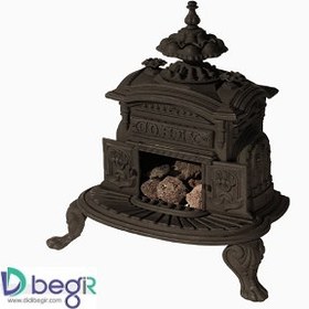 تصویر بخاری چدن کد 301 