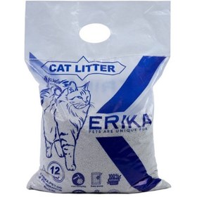 تصویر خاک گربه اریکا مدل گرانولی ساده وزن 10 کیلوگرم Erika cat litter simple granular w10 kg