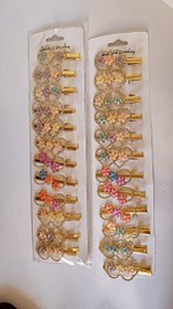 تصویر گیره مجلسی نگین دار 