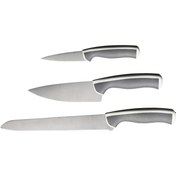 تصویر سرویس چاقوی سه عددی ایکیا مدل Andlig Ikea three-piece knife service, Andlig model