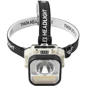 تصویر چراغ پیشانی و دوچرخه سنسوردار (چندکاره) HENGXIN مدل HX-825DS اصل | شارژی Type-C Original HENGXIN HX-825DS Rechargeable Headlamp & Bicycle Light | Wave Sensing ۲