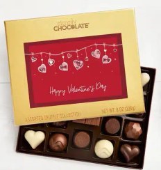 تصویر جعبه شکلات 19 عددی روز ولنتاین مبارک (امریکا) 