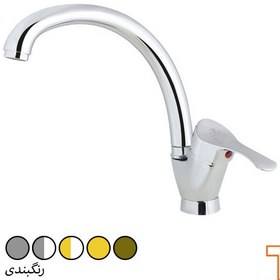 تصویر شیر ظرفشویی طوفان فلز مدل لاله Tofan Felez Sink Faucet Laleh Model