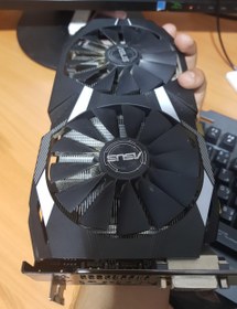 تصویر کارت گرافیک ASUS RX 580 8G DUAL (استوک) 