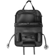 تصویر کیف پشت صندلی سافاری طوسی بابل کارپت | نظم‌دهنده بادوام 