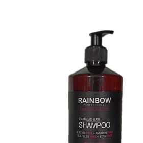 تصویر شامپو مخصوص موهای آسیب دیده رین بو حجم ۵۰۰ میلی لیتر Rainbow Damaged Hair Shampoo 500 ml