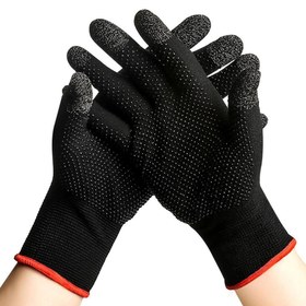 تصویر دستکش مخصوص تاچ PUBG Gloves Game Controller PUBG Proof Full Finger Touch Gaming Gloves