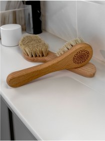 تصویر فیس براش اورجینال برند Gedene مدل Natural Bristle Face Brush کد 782077889 