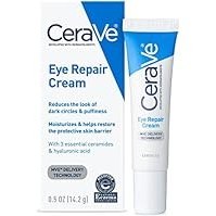 تصویر CeraVe Eye Repair Cream | 0.5 اونس | کرم چشم برای حلقه های تاریک و پوسیدگی | بدون بو CeraVe Eye Repair Cream | Under Eye Cream for Dark Circles and Puffiness | Suitable for Delicate Skin Under Eye Area | 0.5 Ounce