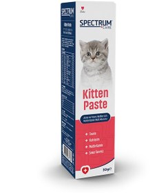 تصویر خمیر مولتی ویتامین گربه مدل مادر و بچه اسپکتروم spectrum kitten paste وزن 100 گرم 