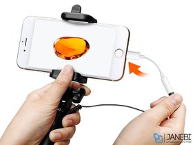 تصویر مونوپاد با سیم اسپیگن Spigen Wired Selfie Stick S520W 