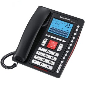 تصویر تلفن با سیم تکنیکال مدل TEC-1085 Technical TEC-1085 Corded Telephone