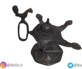 تصویر چراغ پیسوز برنجی ۴ شعله 