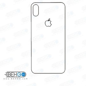 تصویر برچسب محافظ پشت گوشی مناسب برای اپل آیفون XS Max Apple iPhone XS Max Back Sticker