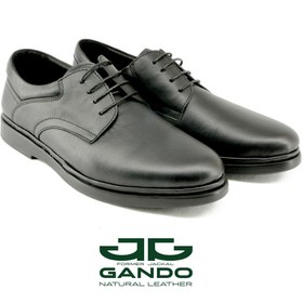 تصویر کفش کد 326 مشکی بندی 