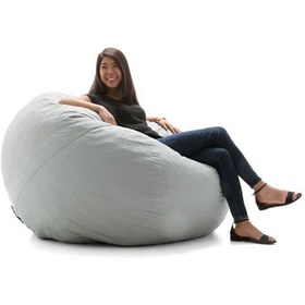 تصویر مبل شنی بزرگ طوسی کد 23039