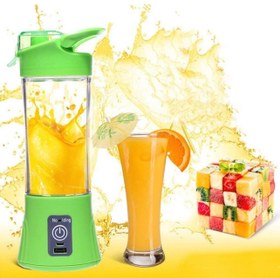 تصویر مخلوط کن شارژی و قابل حمل مدل QL-602 Juice Blender cup Portable & Rechargeable Battry QL-602